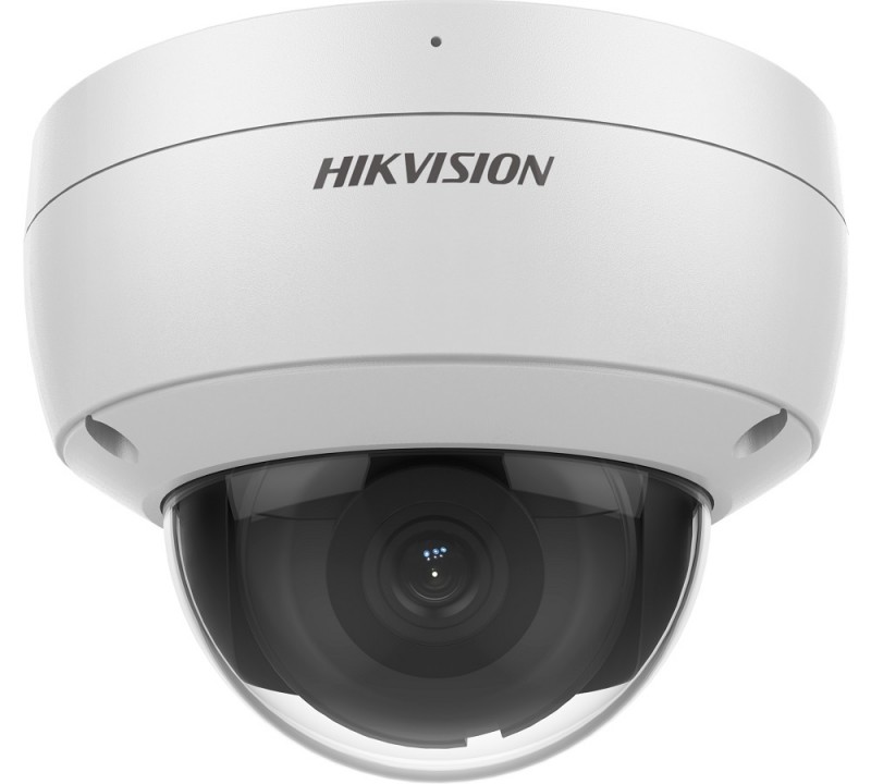 Hikvision DS-2CD2146G2-ISU (2.8mm)(C) 4 MP AcuSense WDR fix EXIR IP dómkamera; hang I/O; riasztás I/O; beépített mikrofon