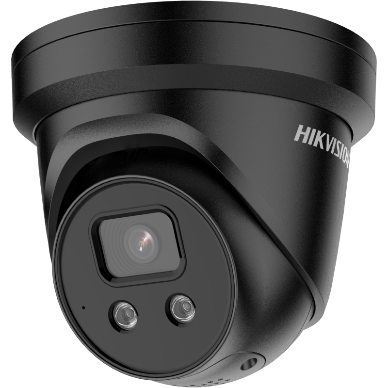 Hikvision DS-2CD2346G2-IU-B (2.8mm)(C) 4 MP AcuSense WDR fix EXIR IP turret kamera; 30 m IR-távolsággal; beépített mikrofon; fekete