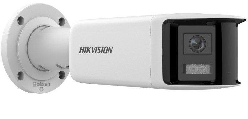 Hikvision DS-2CD2T46G2P-ISU/SL(2.8mm)(C) 4 MP AcuSense fix IP panoráma csőkamera; mikrofon; fény-/hangriasztás; hang I/O; riasztás I/O