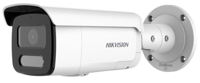 Hikvision DS-2CD2T47G2-LSU/SL (2.8mm)(C) 4 MP WDR fix ColorVu AcuSense IP csőkamera; láthatófény; fény- és hangriasztás