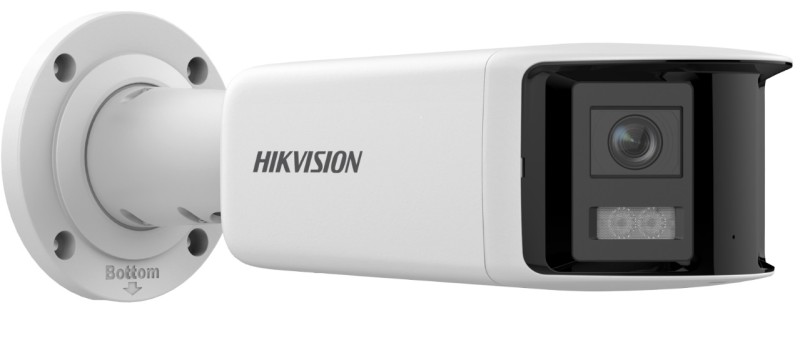 Hikvision DS-2CD2T67G2P-LSU/SL(2.8mm)(C) 6 MP ColorVu AcuSense fix IP panoráma csőkamera; mikrofon; fény/hangriasztás; hang I/O; riasztás I/O