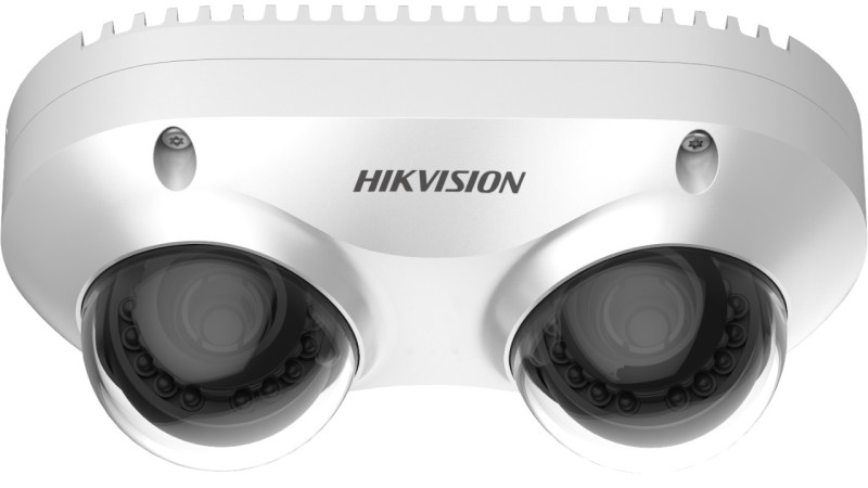 Hikvision DS-2CD6D52G0-IHS (2.8mm) PanoVu Dual-Directional 2x5 MP EXIR IP panorámakamera; hang I/O; riasztás I/O