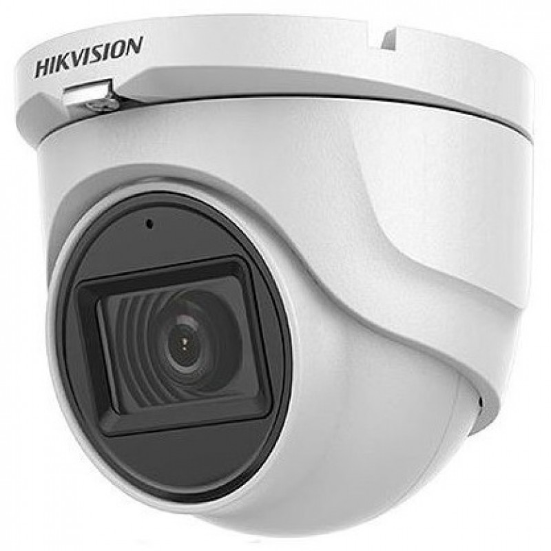Hikvision DS-2CE76H0T-ITMFS (2.8mm) 5 MP THD fix EXIR turret kamera; OSD menüvel; TVI/AHD/CVI/CVBS kimenet; mikrofon; koax audio