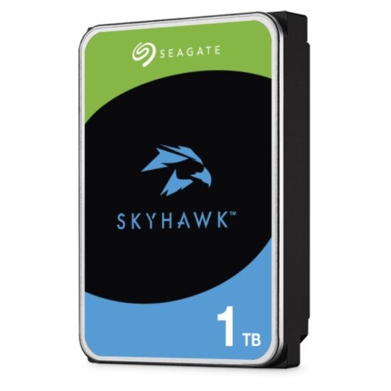 Seagate ST1000VX013 Seagate SkyHawk; 1 TB biztonságtechnikai merevlemez; 24/7 alkalmazásra