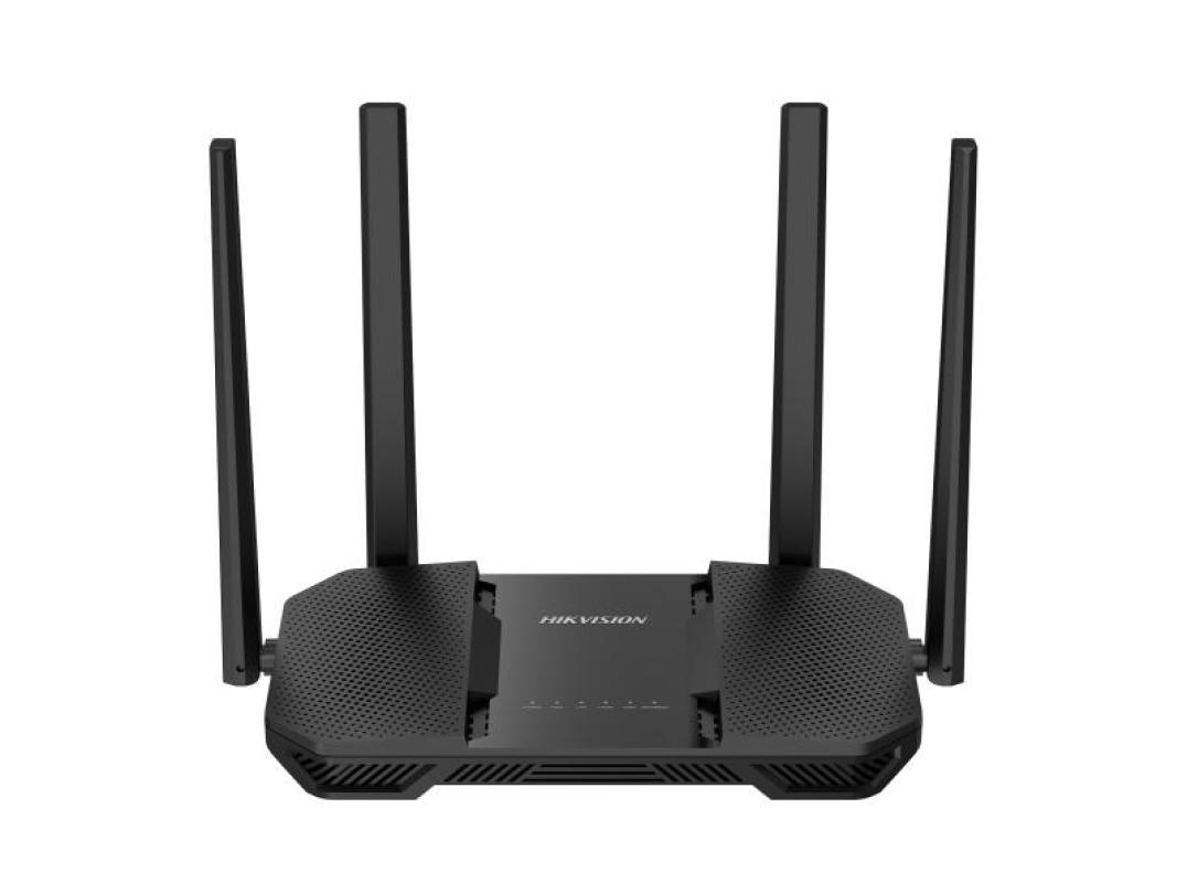 Hikvision DS-3WR12GC-H WIFI 5 router; 4 antenna; max 1200 Mb/s; 1 WAN és 4 LAN input